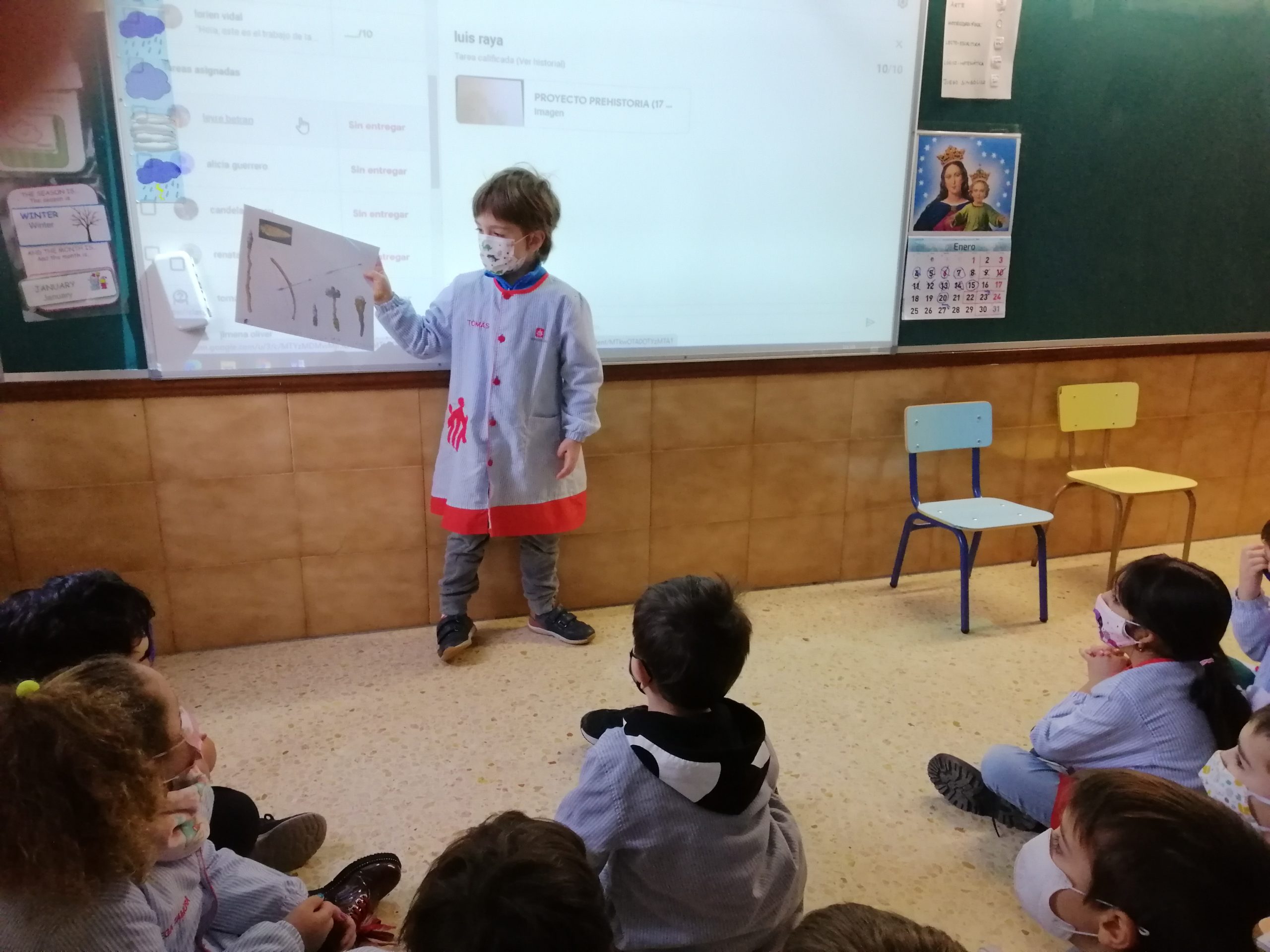 En 3º Infantil regresamos a LA PREHISTORIA - Colegio Salesianos Huesca