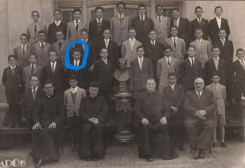 Jorge Mario Bergoglio alumno salesiano 1948_1949